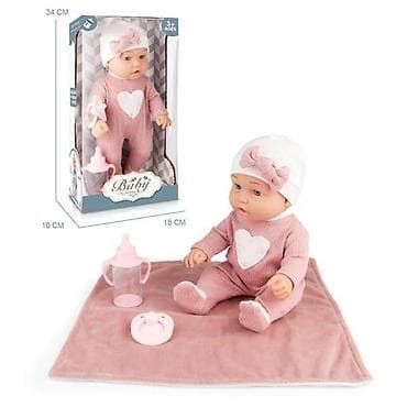 velicine garderobe za bebe: Beba lutka 186993 – mekana lutka za decu sa dodacima za igru i — 1