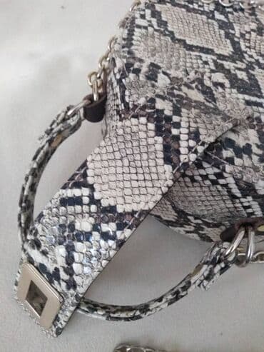 lidl lanene pantalone: Shoulder bag, Zara, Material: Faux leather — 8