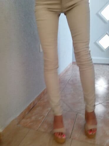 pantalone s: Pantalone h&m, nude boje, nove! Vel xs. Odlicne. Saljem post — 1