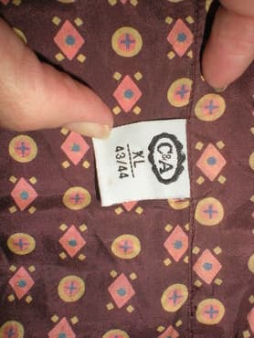 pantalone sa grejacima: C&A, XL (EU 42), Svila, bоја - Braon — 3