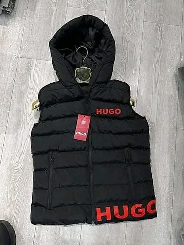 hugo boss kaput: Prsluk Hugo Boss, bоја - Crna — 1
