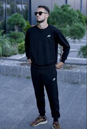 majca dres l: Trenerka Nike, bоја - Crna — 1