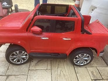 polovni automobili na akumulator: Dečiji električni automobil – Mercedes pick-up, crveni - Model — 4