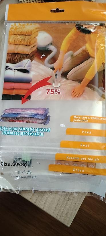 Stilski dekor: Vakuum kese za skladištenje odeće i posteljine - Smanjuju zapreminu — 2