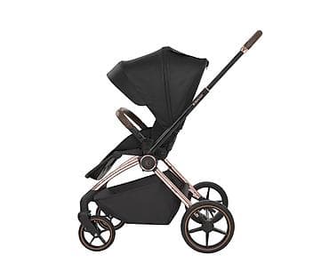 brushalter za dojenje: KIKKA BOO Kolica KARA black set 2u1 sa tvrdom korpom – SKU: KKB2 — 6