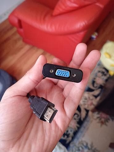 Elektronika: HDMI na VGA adapter (konverter) - Ulaz: HDMI muški konektor - Izlaz — 2