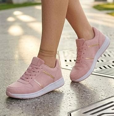 mindjuse zlatne za decu: Ženske patike – puder roze - Elegantne i moderne patike u puder roze — 1