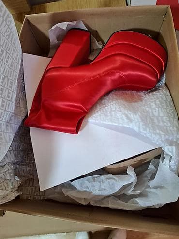 original baletanke koza: Čizme, 36, bоја - Crvena — 7