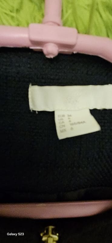 Men's Clothing: H&M ženski kaput/blejzer kaput kroja bez kragne, tamnoplave boje — 2