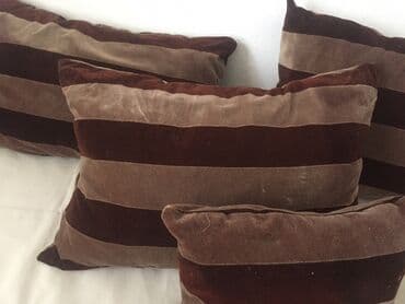 jastuk: Dekorativni jastuk, Sunđer, bоја - Braon — 2