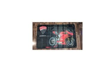 Vozila: Zastava 150 X 90 cm - DUCATI MOTORCYCLES Zastava dimenzija 150 X 90 — 2
