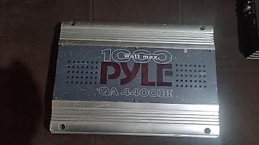 dvd za kola: Pyle QA 4400III auto pojačalo – 4-kanalni model, 1000 W max. Glavne — 1