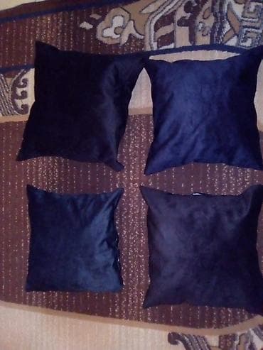 Throw pillow, Sponge, 40x40, color - Black