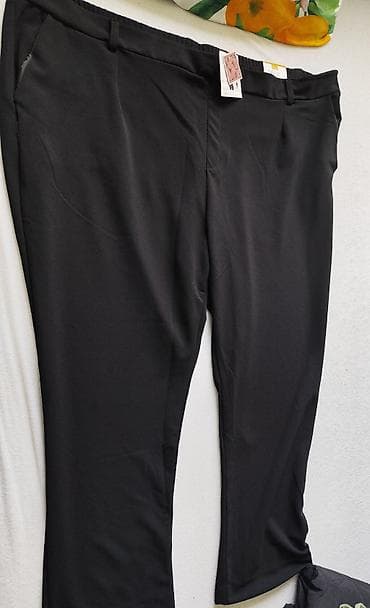 lidl pantalone: Ženske pantalone – plus size - Model: klasične crne pantalone ravnog — 10