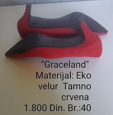 nike patike lunar force 1: Graceland ženske salonke - Model: špicasti vrh, niska štikla (kitten — 10