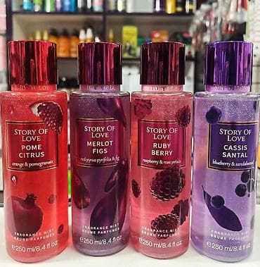 Body mist sprej za telo 250 ml 450 rsd ✨ Sadrže šljokice (gliter) za