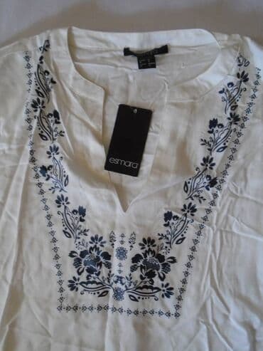 bluze c a: L (EU 40), Viscose, color - White — 2