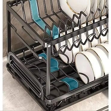 flekeri za garnituri: Elegantno cedilo za suđe sa tacnom 🔹 Unesite sofisticiranost i — 6