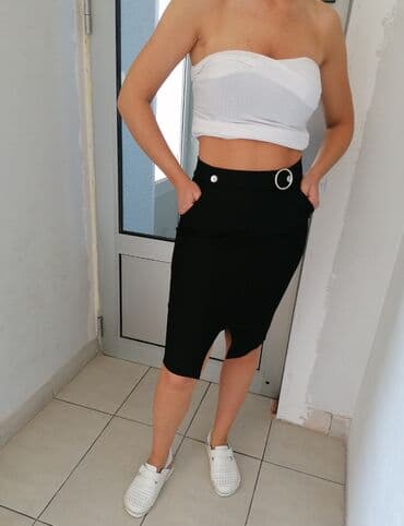 hm rebraste helanke: Midi, bоја - Crna — 7