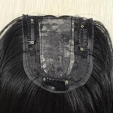 nike tech crni: Topper/punđa sa šiškama – prirodnog izgleda - Tip: sintetički hair — 3