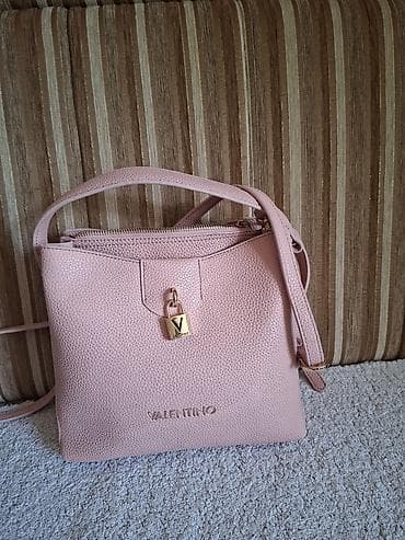 Valentino by Mario Valentino torba – svetloružičasta, zrnaste teksture