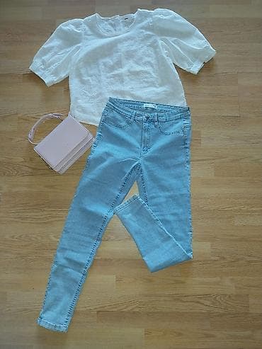 Kape i aksesoari: Komplet za ležerne i romantične kombinacije - Bela pamučna bluza sa — 1