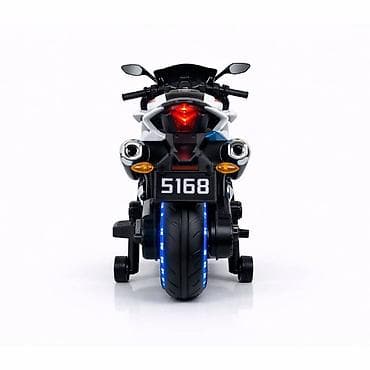 motor na 4 tocka za decu: Veliki Dečiji Motor RR – Beli (SM-26203B-290) Futuristički električni — 4