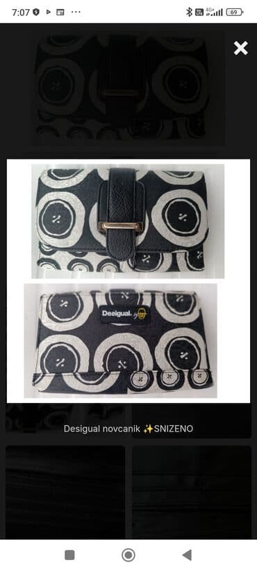 rajfovi za kosu h m: Ženski novčanik, Desigual, Materijal: Veštačka koža — 1