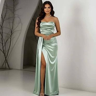 Haljine: Elegantna večernja haljina - Dužina do poda sa visokim šlicem sa — 4