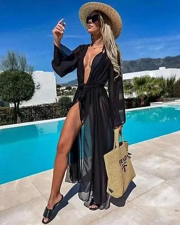 Plažni kimono/kaftan – dugačak, lagan i lepršav prekrivač preko