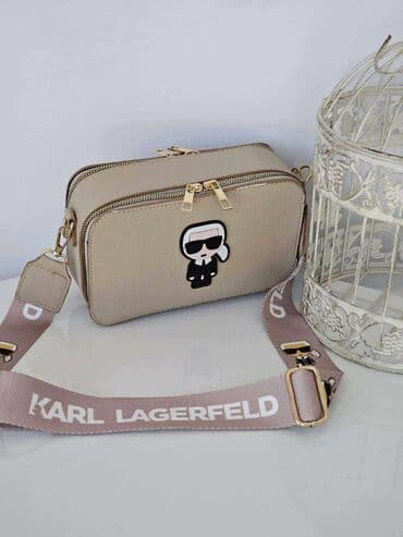 ysl torba za plazu: Shoulder bag, Karl Lagerfeld, Material: Faux leather — 1