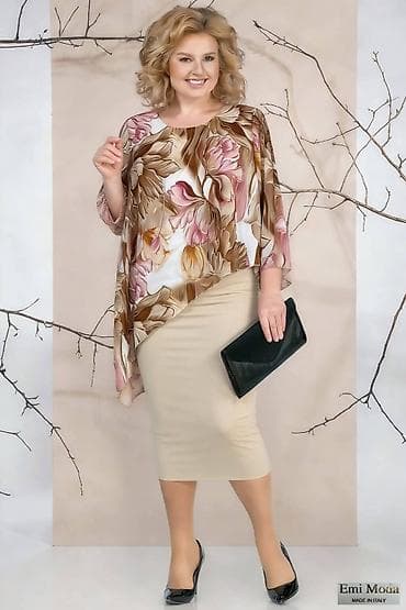 Women's Footwear: EMI MODA – elegantna ženska haljina sa asimetričnim gornjim delom - — 5