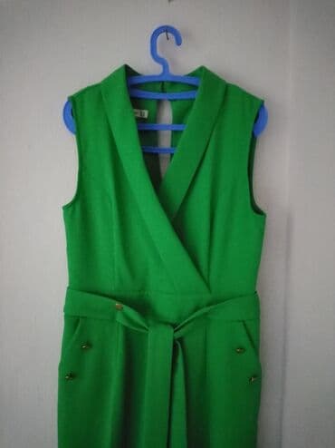 kožne torbice oko struka: L (EU 40), Single-colored, color - Green — 6