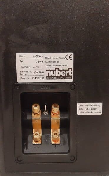 slusalice sa usima: Odlično očuvan vrhunski centralni zvučnik marke Nubert nuWave CS-45 — 7