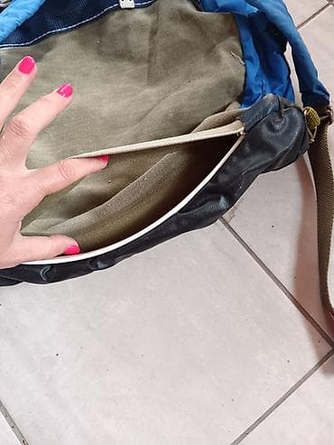 bez ranac: Planinarski/izletnički ranac – plavi - Materijal: izdržljivi najlon — 3