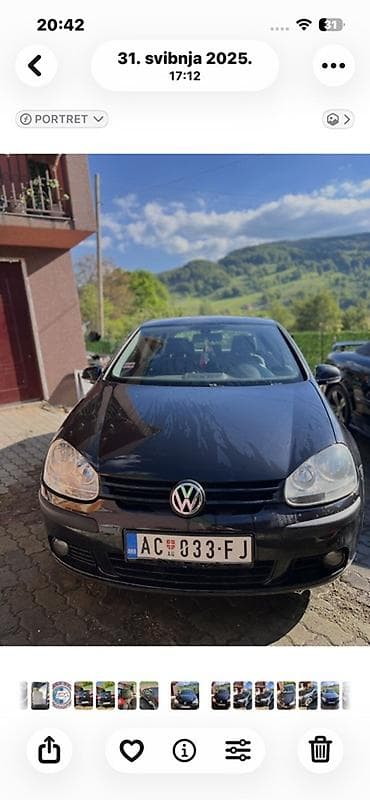 sto za crtanje kupujemprodajem: Volkswagen Golf V – hečbek, crna boja, 5 vrata. Glavne — 2