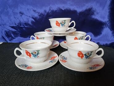 metalac solje za kafu cene: Soljice Zajecar porcelan iz 70ih. Soljice za kafu perfektne,sve na — 1