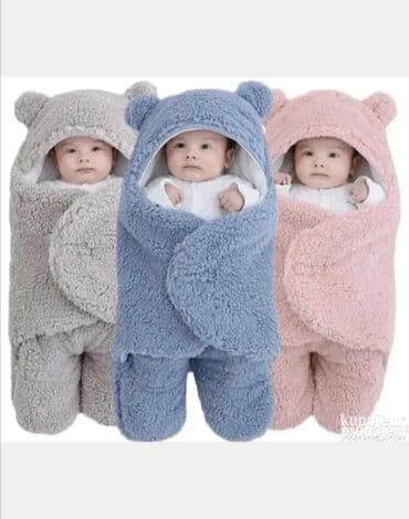 Sweatpants: 2u 1 Vreca za bebe meda Prekrivac za bebe meda Topli prekrivac za — 1