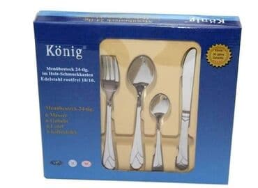 pepco kasica prasica: Escajg za 6 osoba- Escajg konig Nerđajući čelik Escajg sadrži 24 — 1