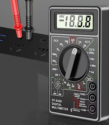 korektor za struju: Digitalni multimetar DT-830B/DT-830D - LCD ekran sa 3½ cifre (1999) — 3