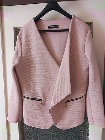 Ženski kardigan/jaknica STYLEBOOM, veličina L. - Boja: puder roze -