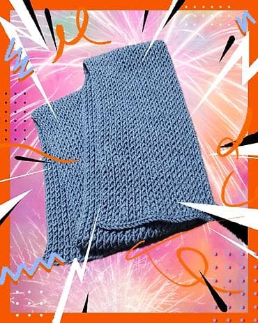 Topli dugačak šal ručno pleteni, 200x22 cm. Novo na lalafo.rs — 10 Topli dugačak šal ručno pleteni, 200x22 cm. Novo — 10