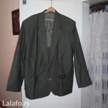 jakne c a: Sako muski za prolece i leto,prelepa tamno zelena boja, postavljen — 1