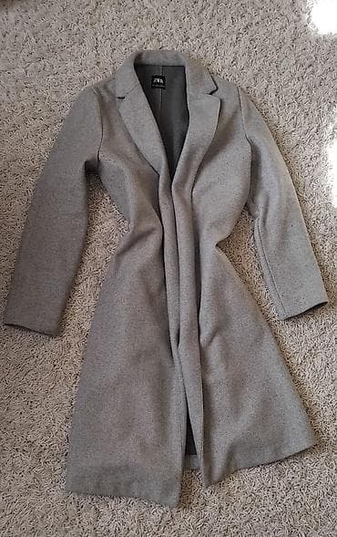 balmain kozna jakna: Zara kaput L, kao nov bez ostecenja — 1