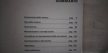 lektire za 5 razred pdf: Tehnicko uputstvo za upotrebu za Fiat Tempru 164 str.,VI/1990 ita — 4