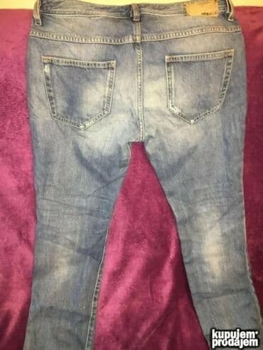 velicina 32 farmerki: Original DIESEL farmerice 32 100% cotton Polustruk 43cm duzina — 3