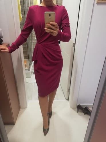 guess zenske torbe cene: S (EU 36), color - Pink, Cocktail, Long sleeves — 2