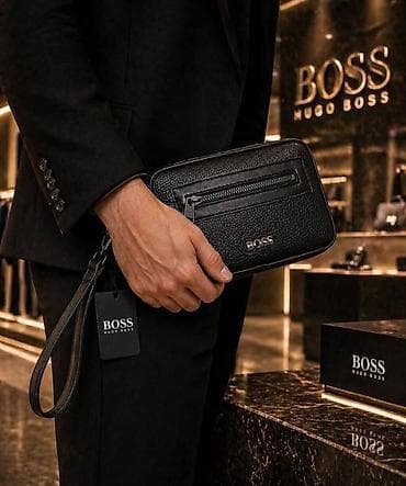 deciji rucni sat: Muška kožna ručna torbica – elegantni modeli Calvin Klein i Hugo Boss — 2