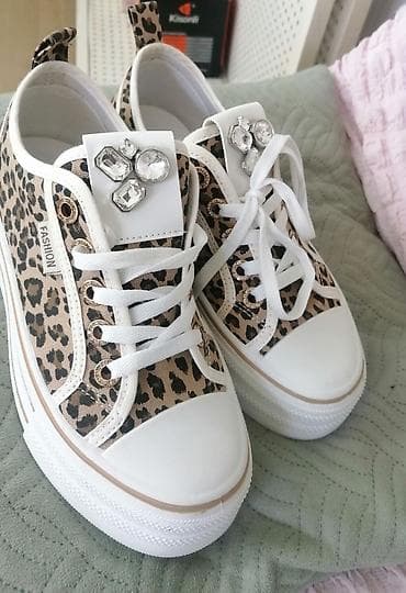 High boots: Ženske patike sa leopard printom i platformom, dizajnirane za udobnost — 6