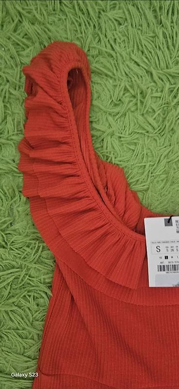 bordo duge haljine: Zara nova haljina s velicina — 4